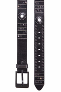 Pánský kožený pásek CIPO BAXX CG162 Black