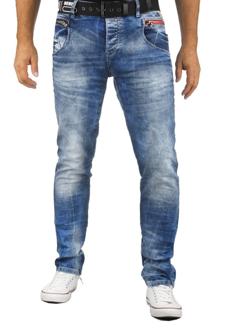 Pánské džínové kalhoty CIPO BAXX CD394 BLUE 