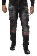 Pánské džínové kalhoty CIPO BAXX CD561 BLACK