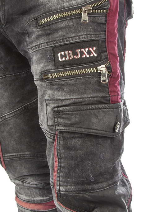 Pánské džínové kalhoty CIPO BAXX CD561 BLACK