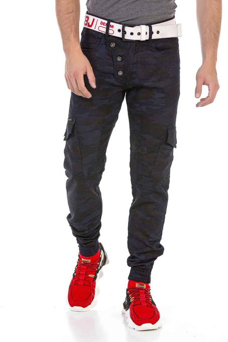 Pánské džínové kalhoty CIPO BAXX CD690 Blue