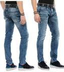 Pánské džínové kalhoty CIPO BAXX CD621 BLUE
