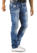 Pánské džínové kalhoty CIPO BAXX CD394 BLUE 