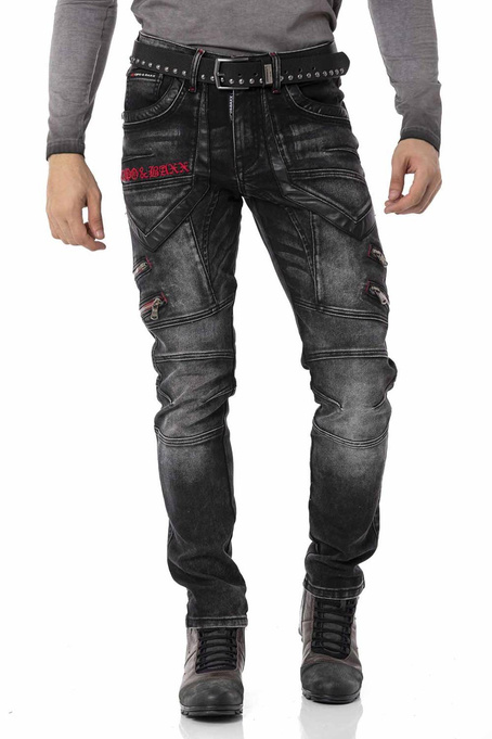 Pánské džínové kalhoty CIPO BAXX CD795 Black