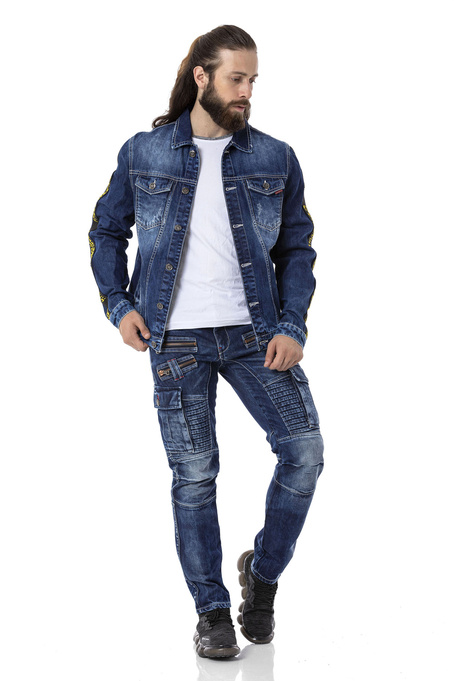 Pánské džínové kalhoty CIPO BAXX CD798 Blue