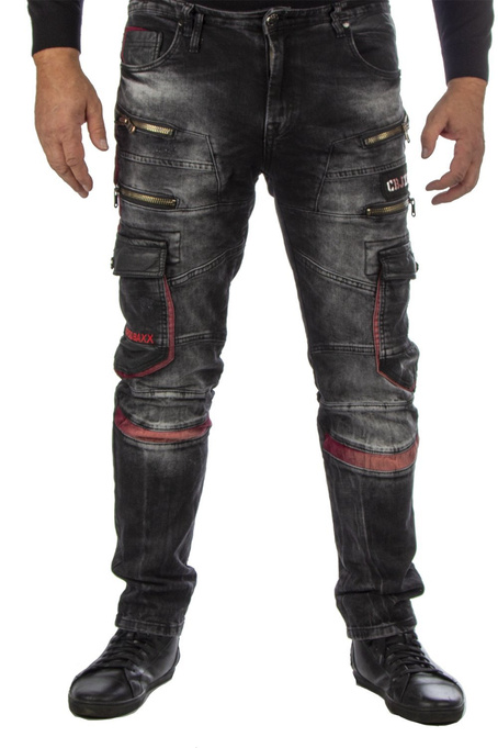 Pánské džínové kalhoty CIPO BAXX CD561 BLACK