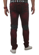 Jeans CD481-BURGUNDY CIPO BAXX