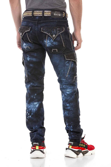 Pánské džínové kalhoty CIPO BAXX CD677 Blue
