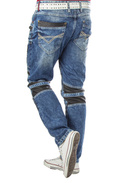 Pánské džínové kalhoty CIPO BACD637 BLUE