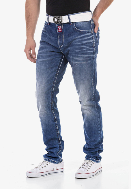 Pánské džínové kalhoty CIPO BAXX CD704 BLUE