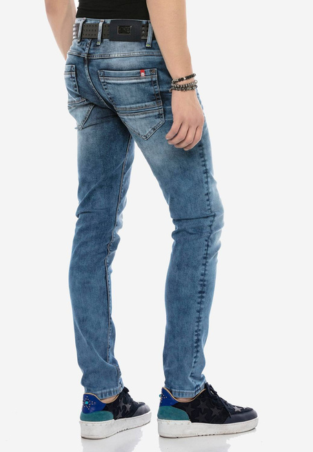 Pánské džínové kalhoty CIPO BAXX CD621 BLUE