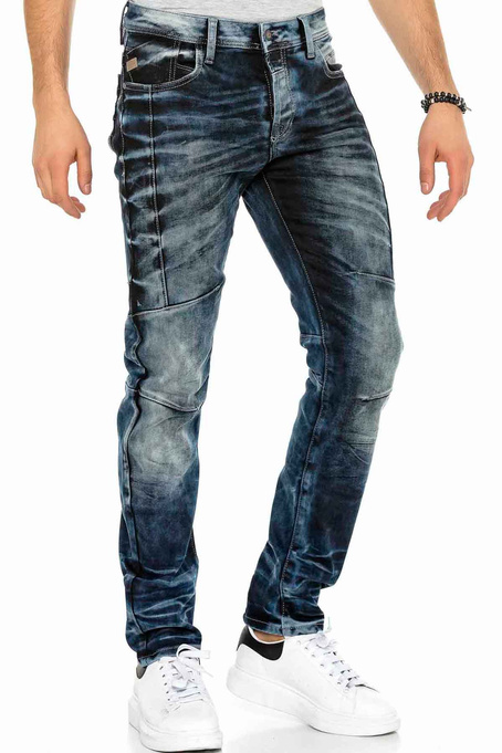 Pánské džínové kalhoty CIPO BAXX CD286 Blue
