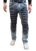 Pánské džínové kalhoty CIPO BAXX CD526 BLUE
