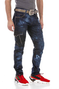 Pánské džínové kalhoty CIPO BAXX CD677 Blue