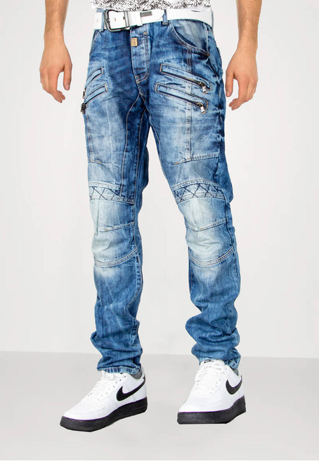 Pánské džínové kalhoty CIPO BAXX CD510 Blue