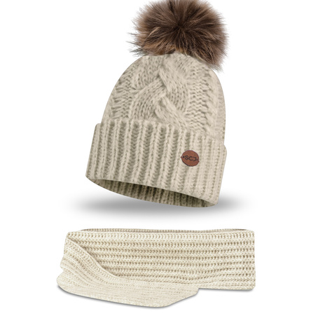  Set šála a čepice SCJ SET-23502-004